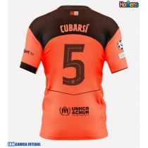 Camisa de Futebol Barcelona Pau Cubarsi #5 Equipamento Alternativo 2025-26 Manga Curta